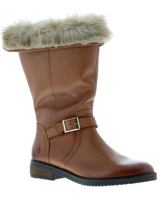 Hush Puppies Brown Bonnie Memory Foam Boots