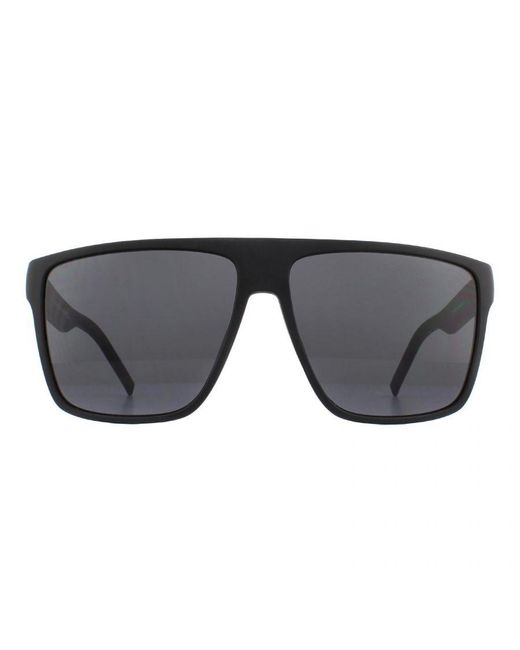 Tommy Hilfiger Gray Square Matte Sunglasses for men