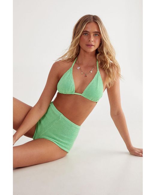 Nasty Gal Multicolor Premium Crinkle Bikini Boxer Short