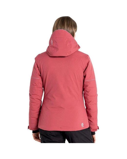 Dare 2b Red Ladies Conveyed Ski Jacket (Earth Rose/