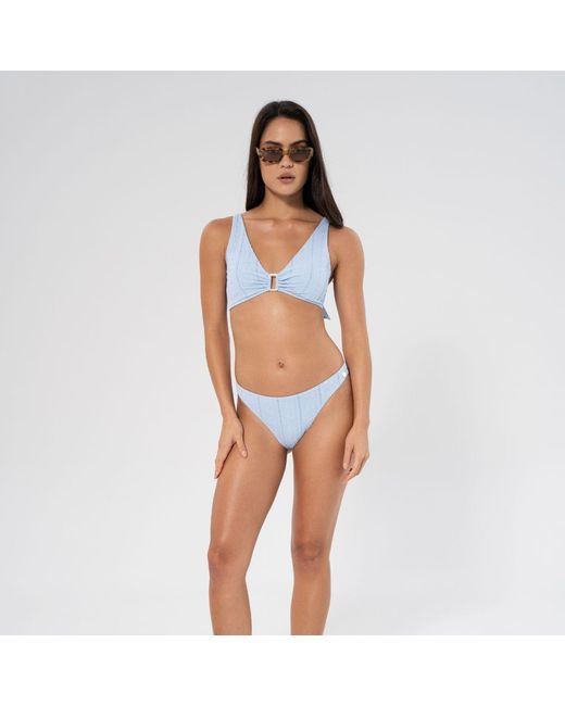 Panos Emporio Blue Daisy Nefeli Bikini Bottom