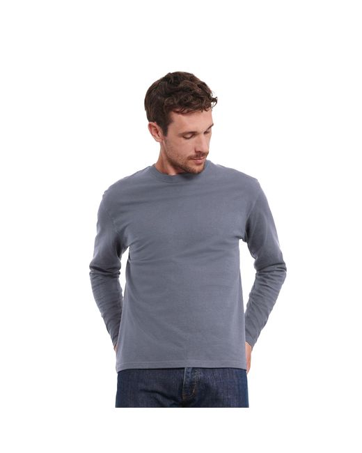 Russell Blue Classic Long-Sleeved T-Shirt (Convoy) for men