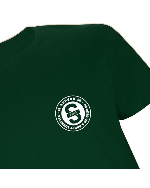 Superb Green Basic Oversize Short Sleeve T-Shirt Sprbco-002 for men