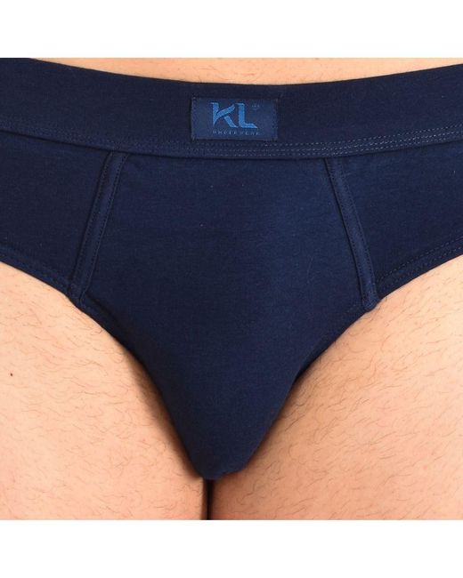 Kisses&Love Blue Pack-2 Basic Slips Kl2012 for men