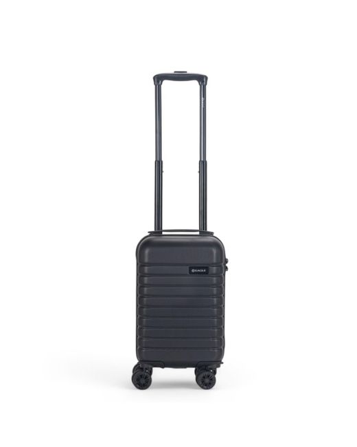 Infinity Leather Blue Abs Hardshell Underseat Cabin Suitcase 45 X 25 X 20 Cm Luggage Suitable For Rynair