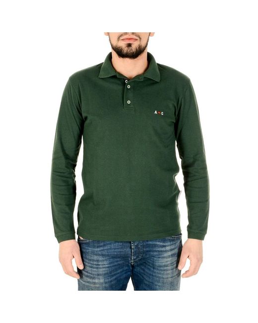 Andrew Charles by Andy Hilfiger Green Polo Alabama Cotton for men