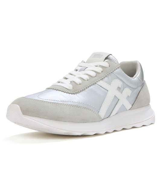 Fitflop White Retro-Q Ff Nylon /Urban Trainers