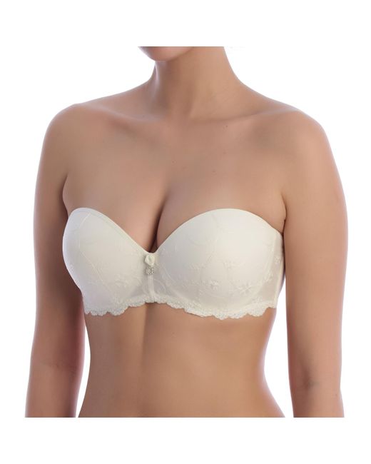 Selene Grace Vrouwen Strapless Bruidsbeha in het Natural