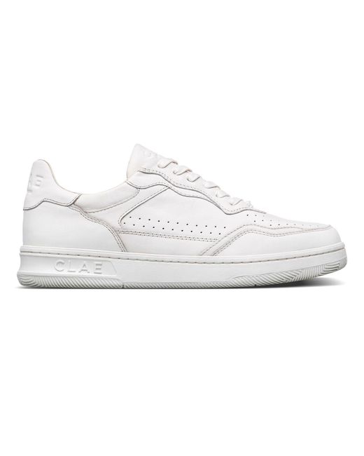 CLAE White Adults Low Top Trainers for men