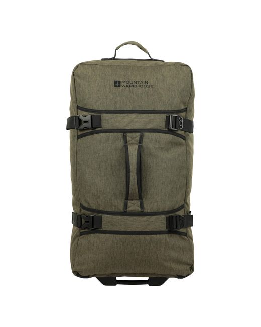 Mountain Warehouse Green Wander 100L 2 Wheeled Suitcase