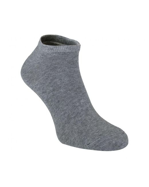 Sock Snob Gray 12 Pair Multipack Quarter Trainer Socks for men