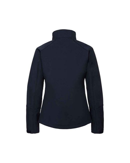 Russell Blue Ladies Bionic Soft Shell Jacket (French)