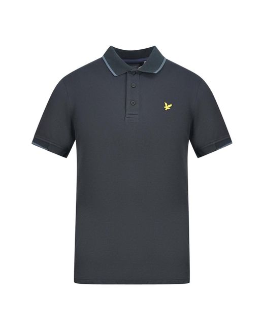 Lyle & Scott Blue True Andrew Polo Shirt for men
