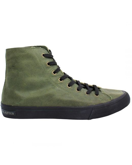 Seavees Green Army Issue High Shoes for men