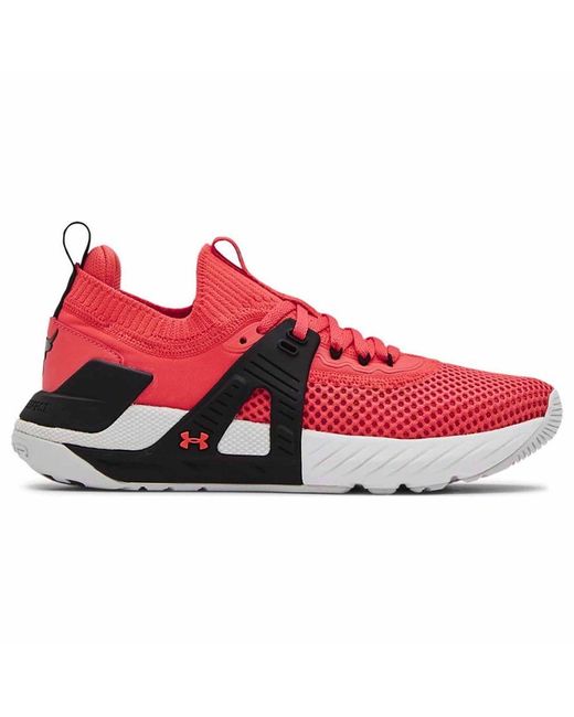 Under Armour Red Project Rock 4 Trainers