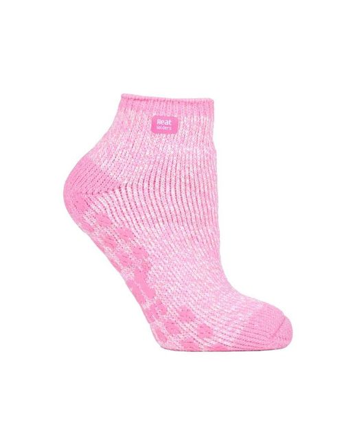Heat Holders Pink Ladies 2.3 Tog Thermal Low Cut Ankle Slipper Socks