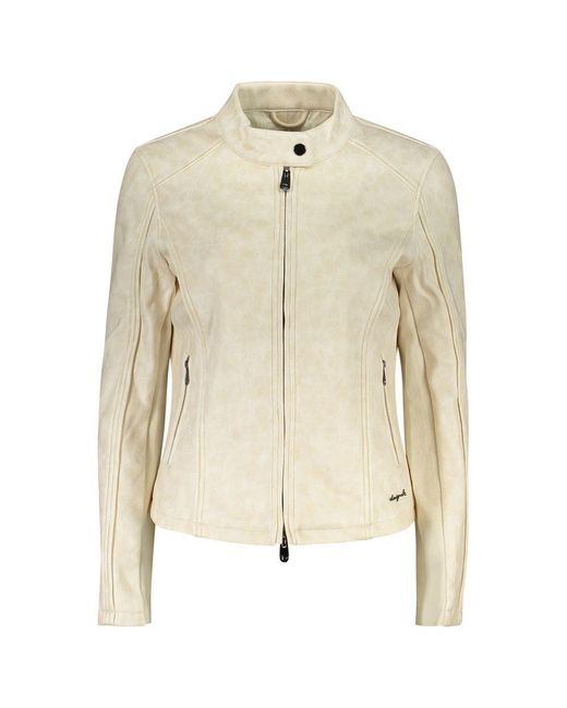 Desigual Sand Polyester Damesjas in het Natural