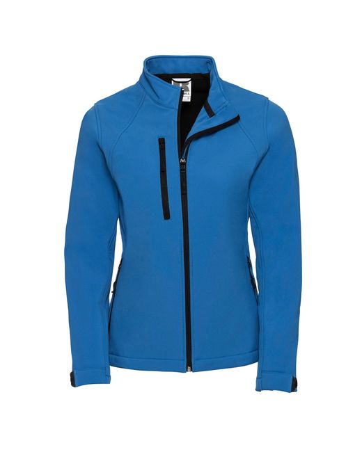 Russell Blue Ladies Soft Shell Jacket (Azure)