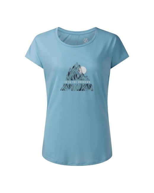Dare 2b Blue Ladies Serenity Abstract Mountain T-Shirt (Nordic)