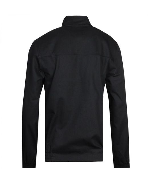 Lyle & Scott Black Jet Harrington Jacket for men