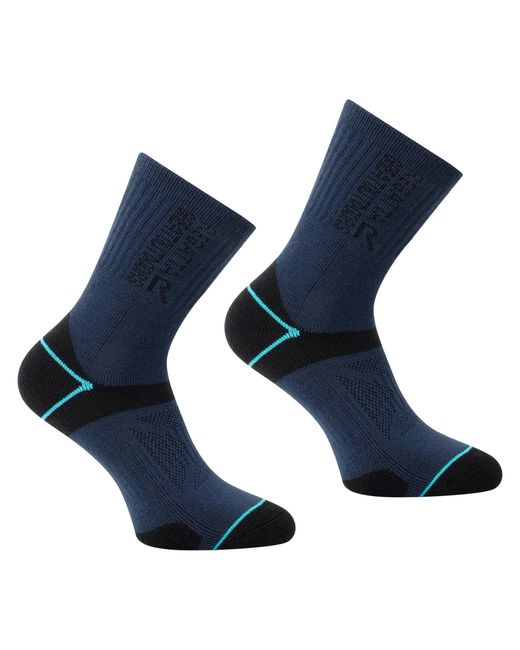 Regatta Blue Ladies Blister Protection Ii Boot Socks /Aruba)
