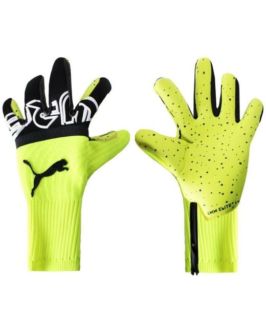 PUMA Future Z Grip 1 Hybrid Spectra Yellow/black Goalkeeper Gloves 041752 01 for men