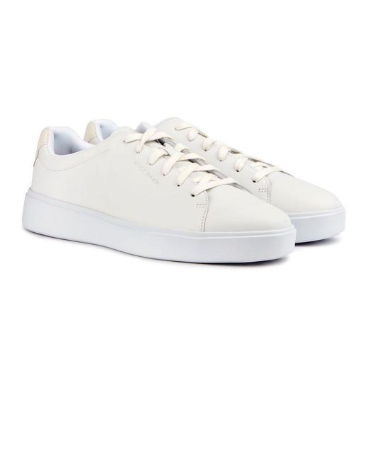 Cole Haan White Grand Crosscourt Traveler Trainers for men