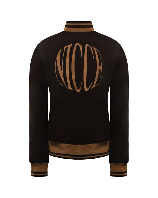 Nicce London Black Able Bomber Jacket