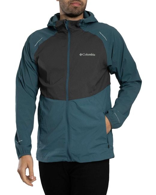 Columbia Tech Ii Wind Full Zip Jacket in het Blue voor heren