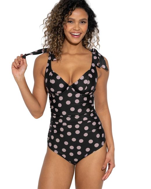 Pour Moi Black 26534 Rosa Cove Underwired Non Padded Swimsuit