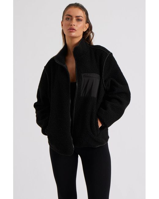 Urban Bliss Black Seamless Maxi Puffer Jacket