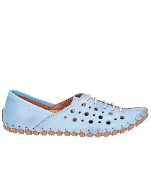 Riva Blue Zeta Leather Shoes