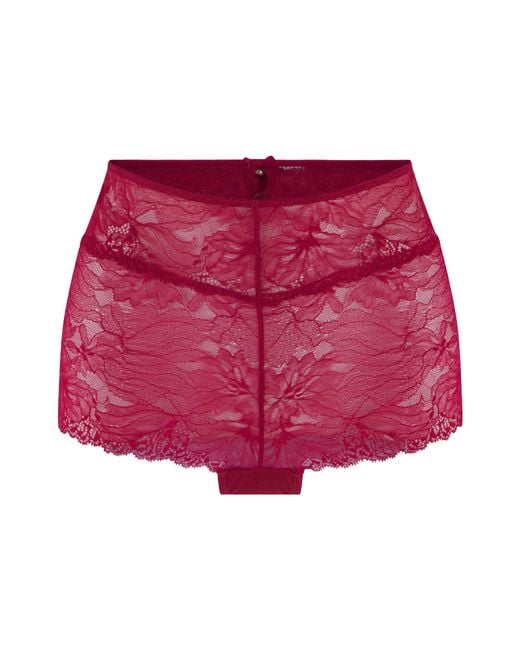 Lingadore Red High Waist Shorty