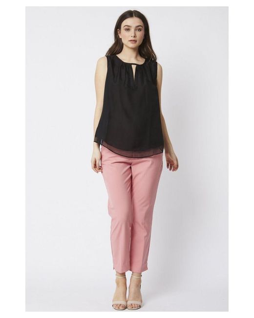 Jayley Black Silk Blend Top