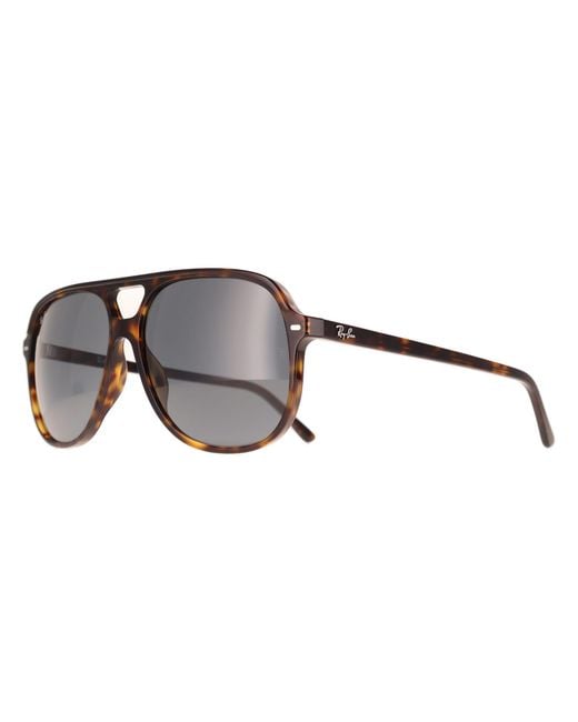 Ray-Ban Gray Square Havana Rb2198 Bill for men