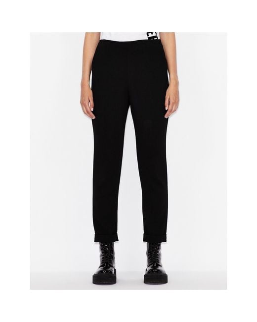 ARMANI EXCHANGE Black Classic Trous