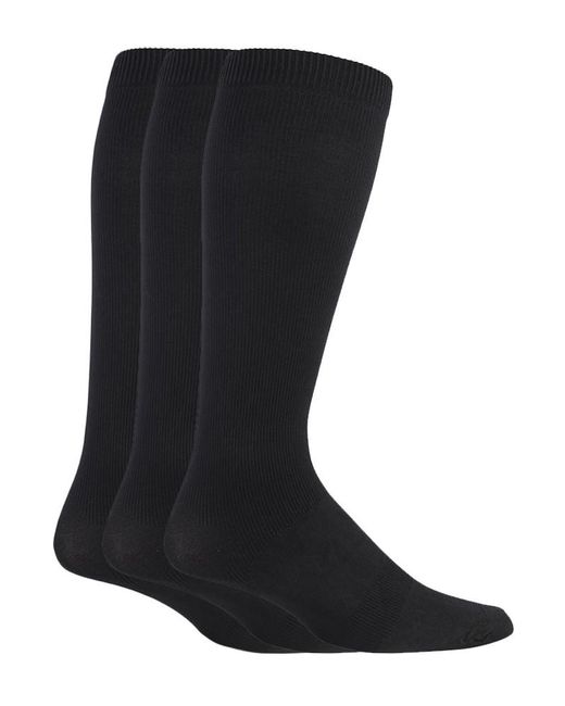 IOMI Black 3 Pair Multipack Flight Socks for men