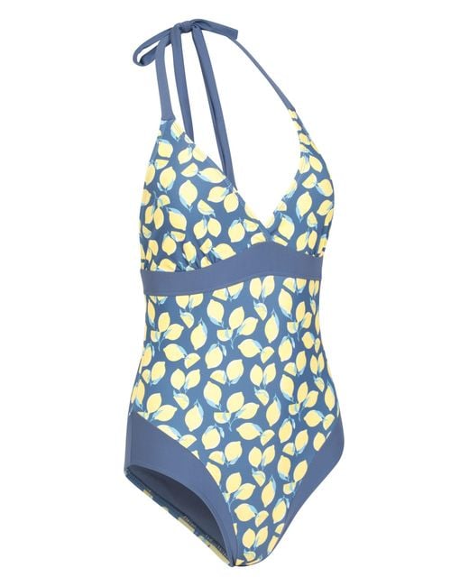 Mountain Warehouse Blue 'Ocean Notion' Swimsuit Chlorine Resistant Quick Dry Stretchy Swimwear