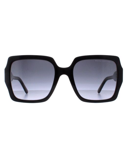 Marc Jacobs Black Cat Eye Shiny Dark Gradient 731/S