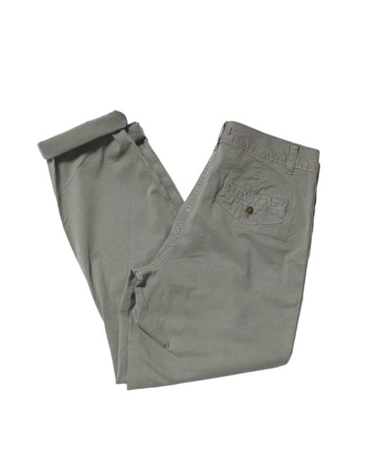 Secret Label Gray Tapered Ankle Grazer Chino Trousers