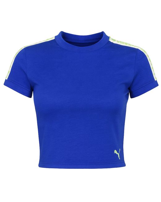PUMA Blue X Rihanna Fenty Crop Top Cotton