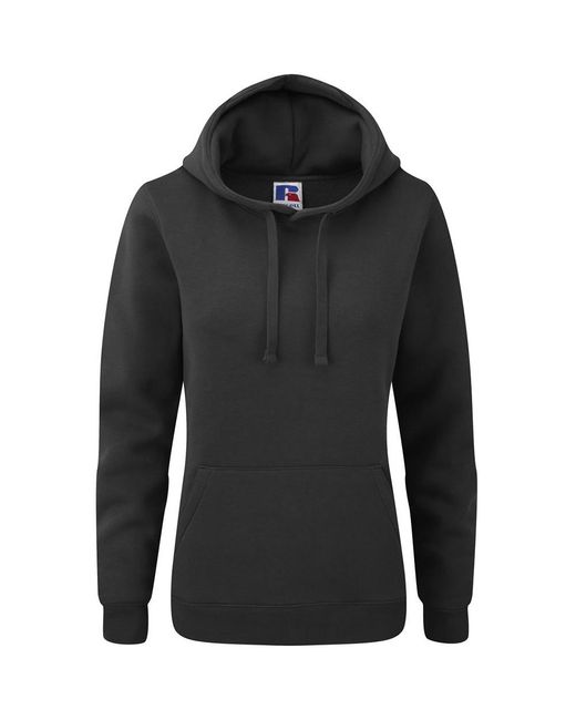 Russell Black Premium Authentic Hoodie (3-Layer Fabric)