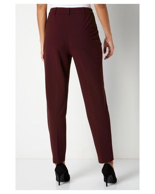 Roman Red Straight Leg Stretch Trouser