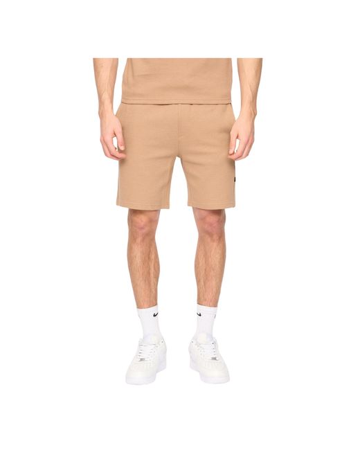 Duck and Cover Natural Topfield Cotton Shorts for men