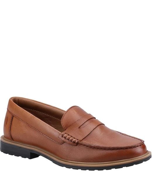 Hush Puppies Brown Ladies Verity Leather Casual Shoes ()