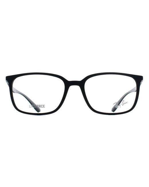 Ray-Ban Brown Rectangle Rx7208