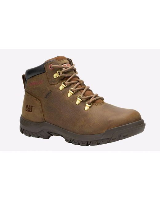 Caterpillar Safety Brown Mae Waterproof Boot