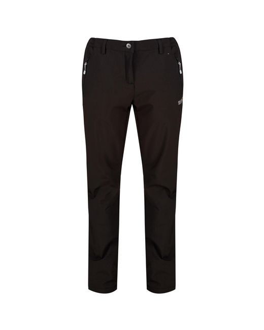 Regatta Black Great Outdoors /Ladies Geo Softshell Ii Long Leg Trousers