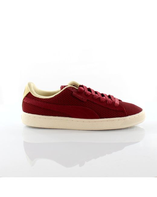 PUMA States X Ald Aimë Leon Dore Rood Laag Lace Up Trainers 358588 02 in het Red voor heren