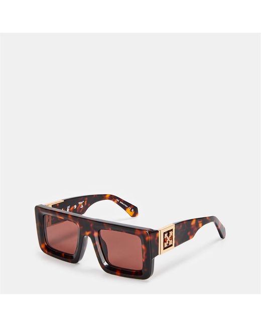 Off-White c/o Virgil Abloh Pink Accessories Off Square Sunglasses, Design for men